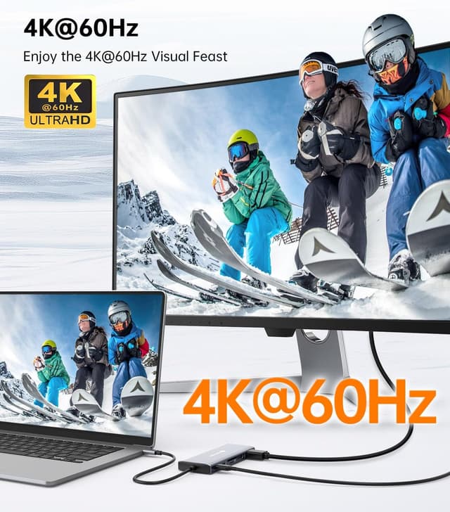 Detalle de NOVOO 12 in 1 USB C dock with 100W PD