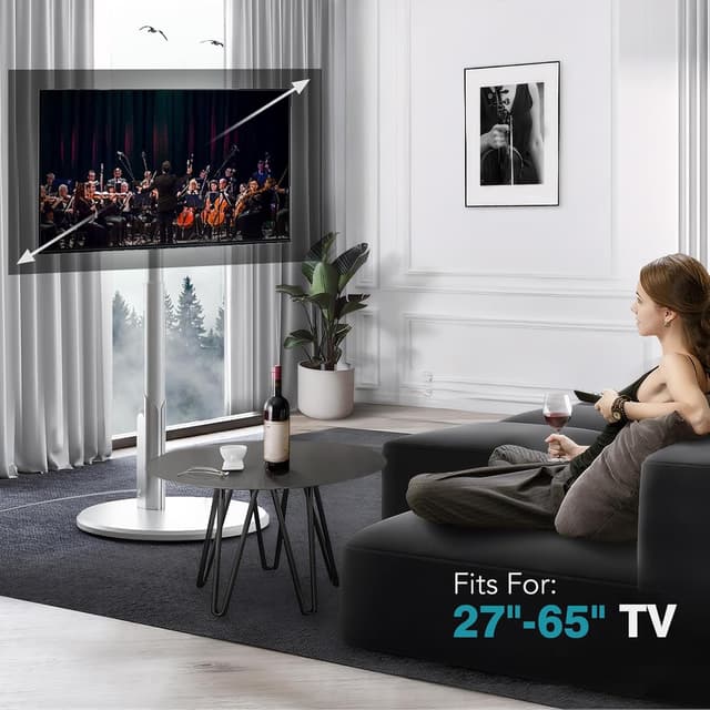 Thumbnail 6 de LLDEPLL Floor Mobile TV Stand 65" TV Cart