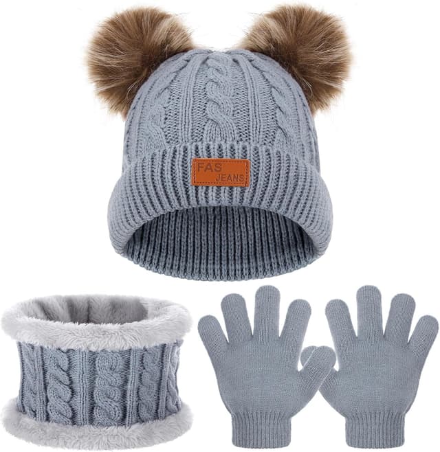 Imagen de Huiguli 3 in 1 Kinder Winter Set 1–5 Jahre en OfertitasTOP