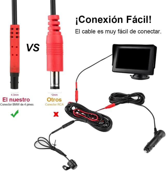 Imagen de Jansite Cámara marcha atrás 4.3" en OfertitasTOP