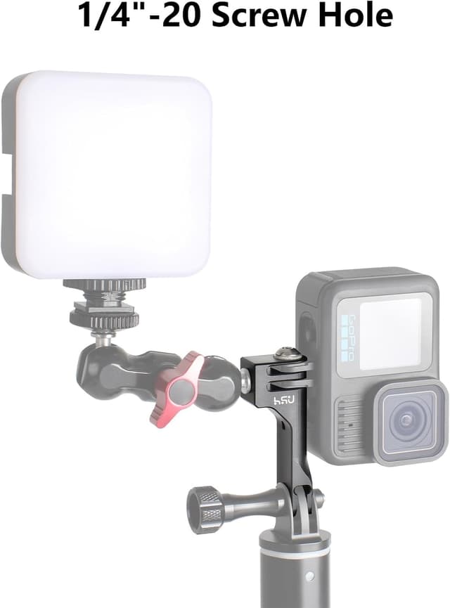 Detalle 2 de HSU Vertical Mount for GoPro 90-degree adapter