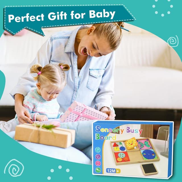 Thumbnail 6 de Baby sensory busy board for 1 2-year olds