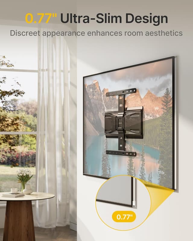 Thumbnail 1 de monTEK 0.77" Ultra Slim TV Wall Mount for 37-75" TVs