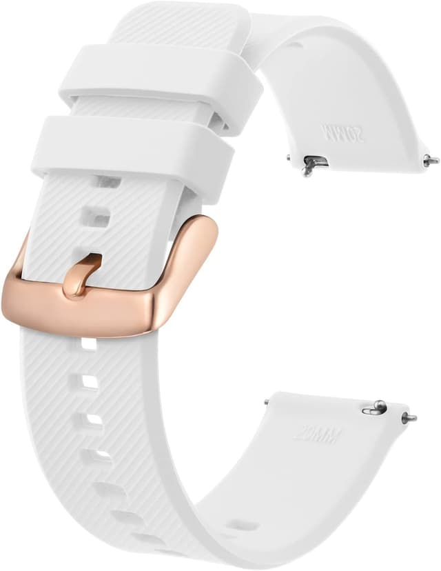 Detalle de BISONSTRAP Uhrenarmband aus Umweltsilikon mit Schnellverschluss (18–22 mm)