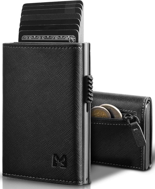 Detalle de MYSHION portafoglio pop up RFID 11 carte