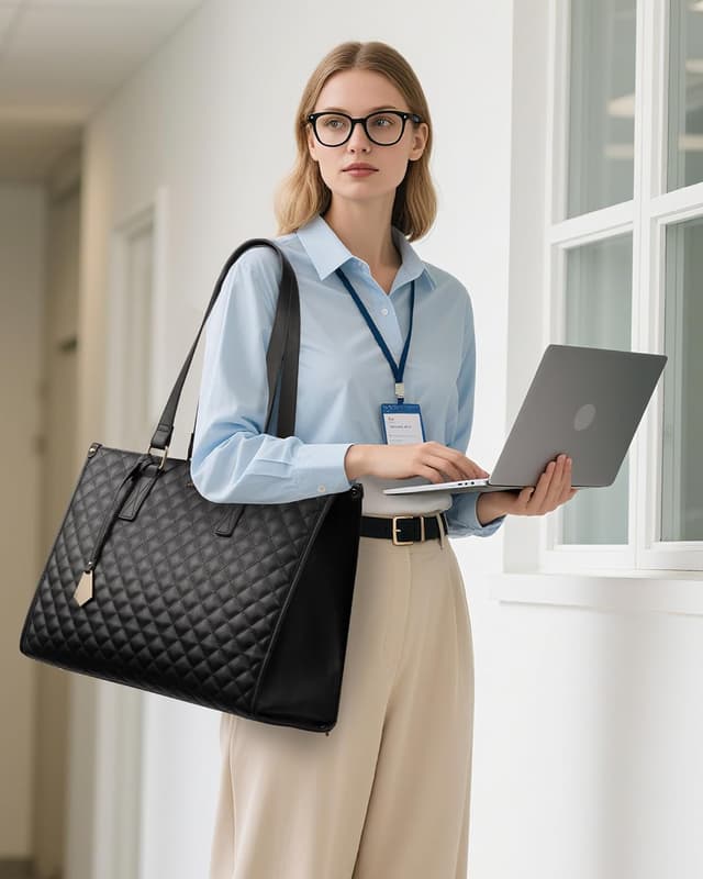 Thumbnail 5 de LOVEVOOK 15.6" Lunch Tote Bag with Insulation