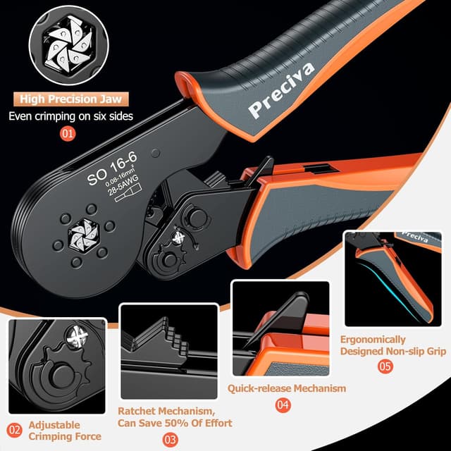 Thumbnail 5 de Pinza Crimpatrice 1200 pezzi 🛠