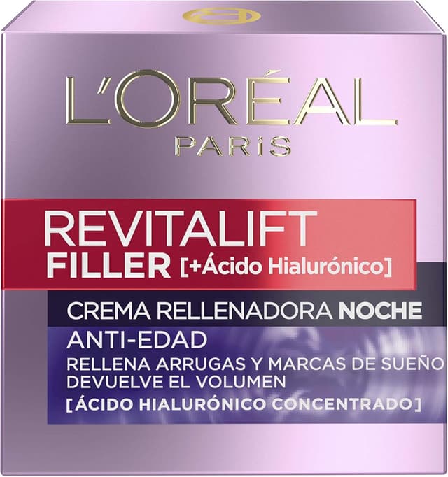 Thumbnail 2 de L'Oréal Paris Revitalift Filler Crema Noche 50 ml