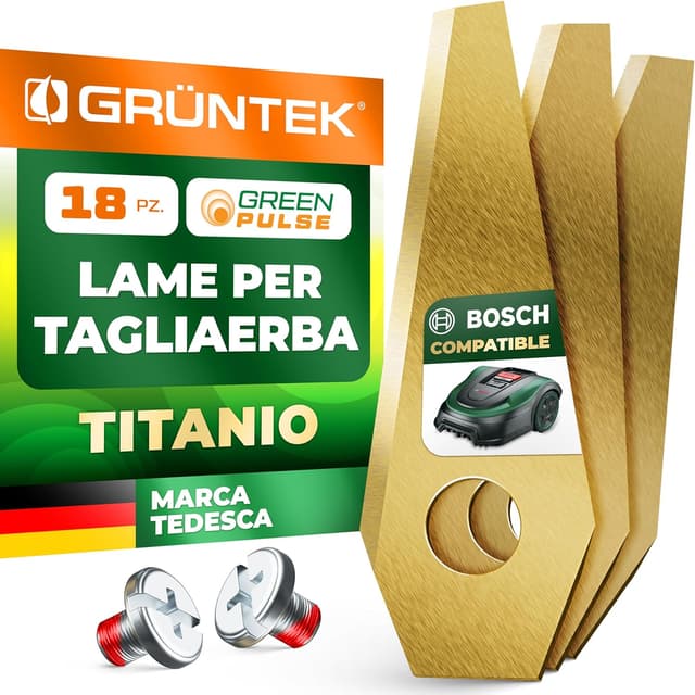 Imagen de GRÜNTEK 18 lame per robot Bosch en OfertitasTOP