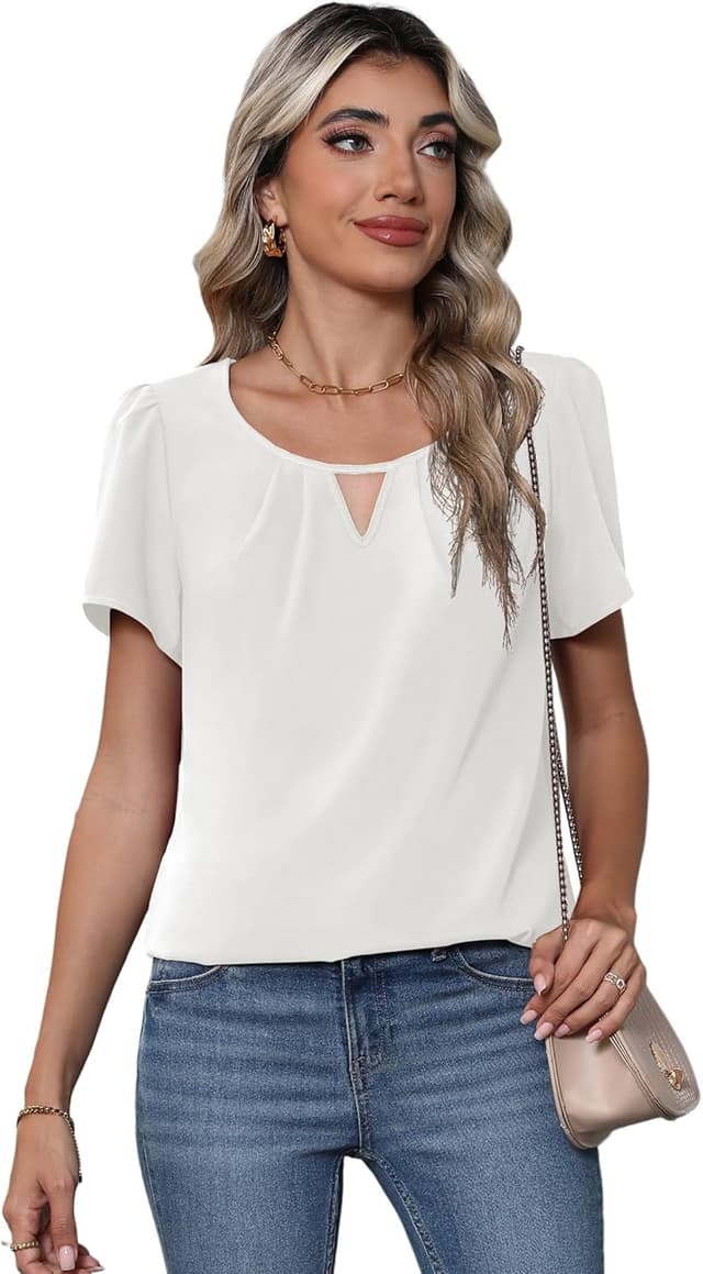 Thumbnail 5 de YGJIEGENG Summer Chiffon Blouse