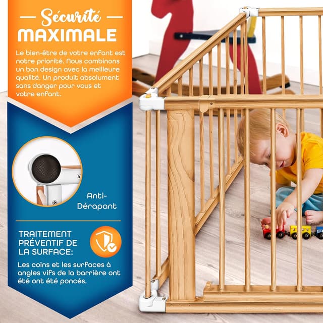 Thumbnail 4 de KIDUKU Barrière de sécurité Parc bébé XXL 7,2 m 👶