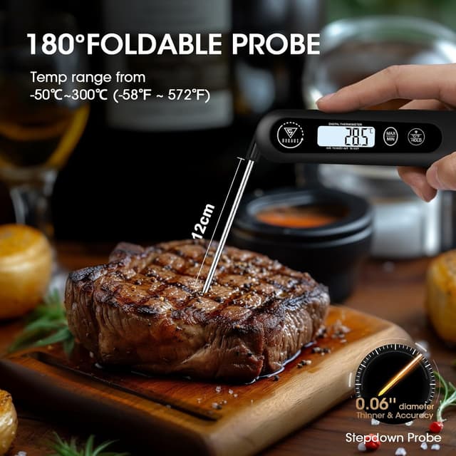 Thumbnail 4 de DOQAUS 3S Instant Read Meat Thermometer 12cm