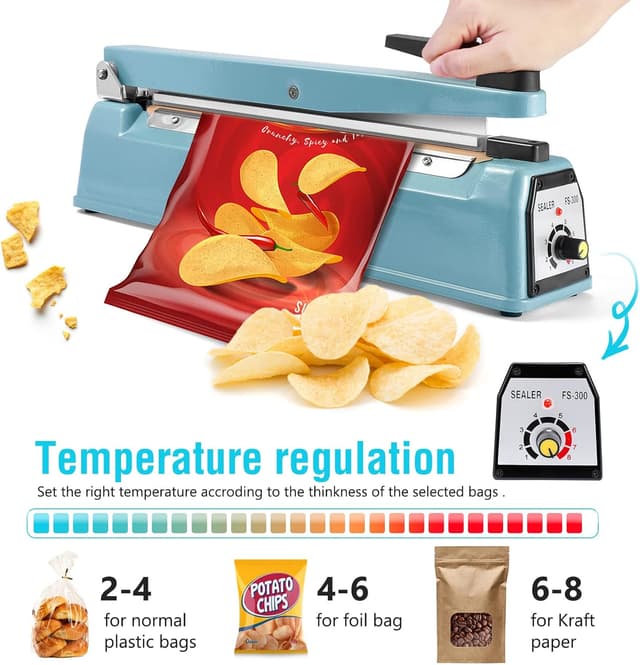 Detalle de METRONIC Impulse Sealer 12 Inch Heat Sealer