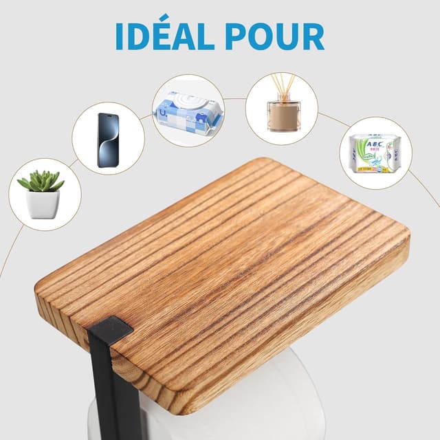 Detalle de AIDILI porte papier toilette 4 rouleaux