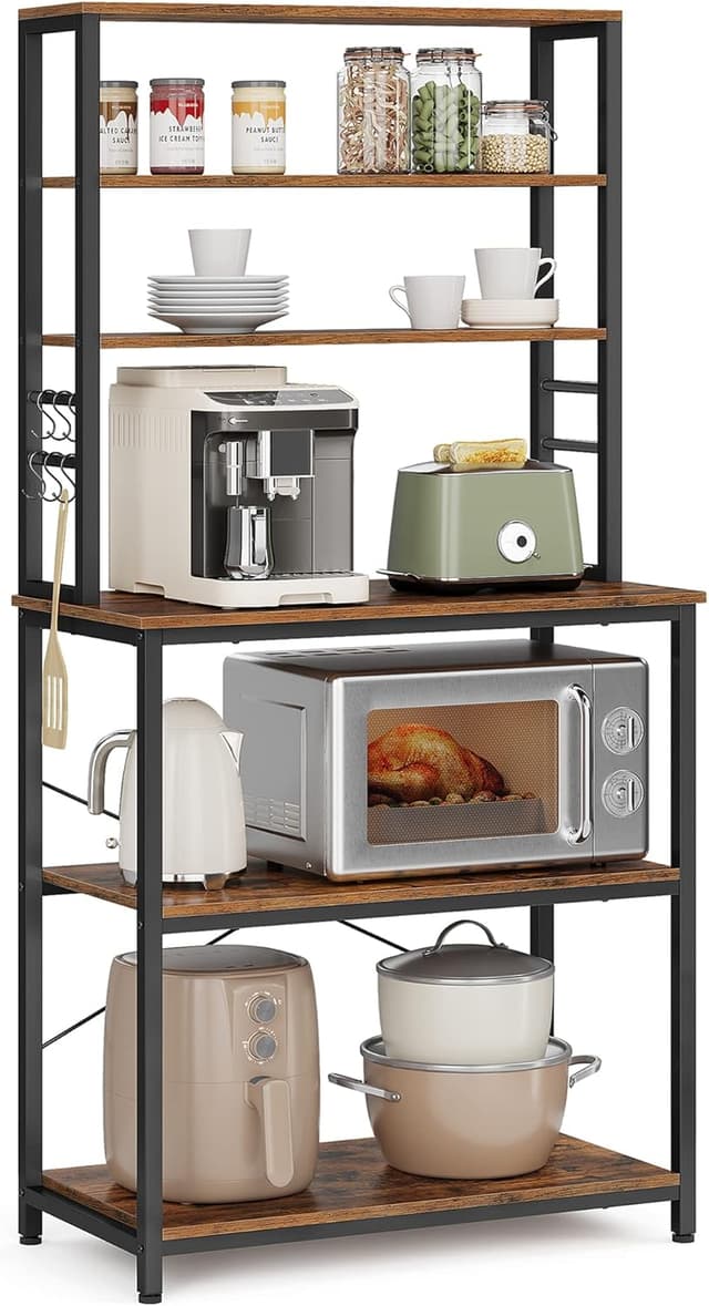 Detalle de VASAGLE Estantería de Cocina 40x80x167 cm