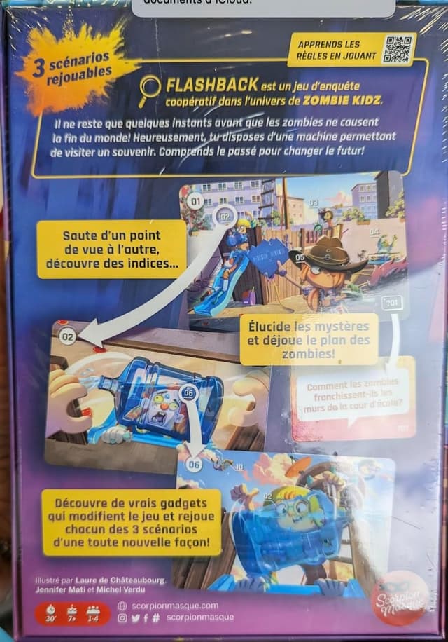 Detalle 2 de Flashback Zombie Kidz jeu d’enquête 7+