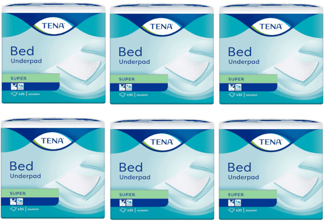 Detalle de TENA Bed Superincontinencia 60x90cm 🩺 Pack 6