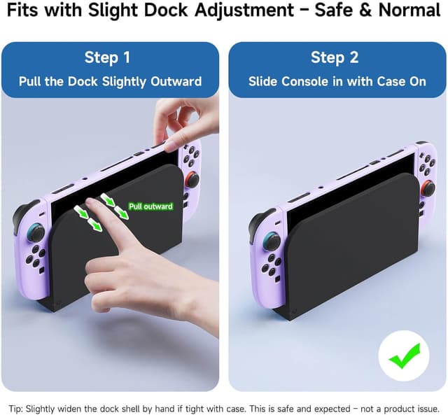 Detalle 2 de JINGDU Protective Case for Nintendo Switch 2 (2025) – Purple Matte TPU Shockproof Shell with Anti-Slip Grip