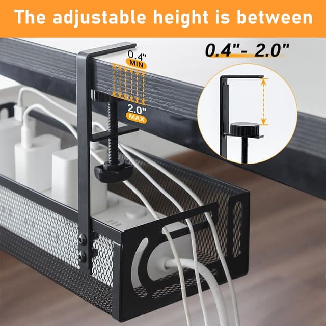 Detalle de Under Desk Cable Management Tray 1m