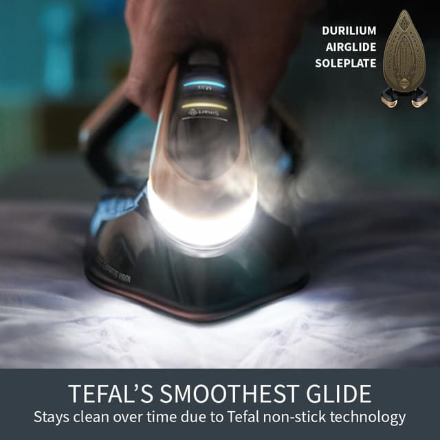 Thumbnail 6 de Tefal GV9820G0 Pro Express Vision smart steam generator iron (9 bar) – black & gold