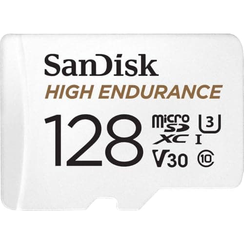 Detalle de SanDisk High Endurance 128 GB para vigilancia