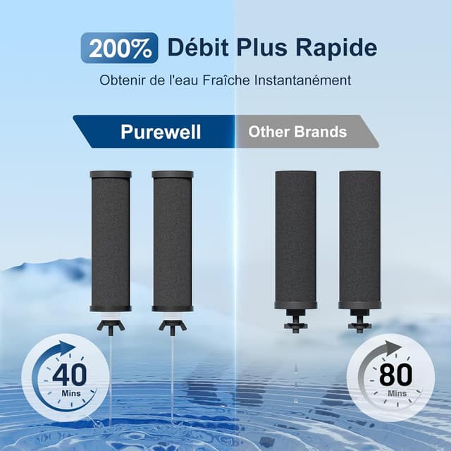 Detalle 2 de Purewell PB Filtres de rechange 3 000 gal