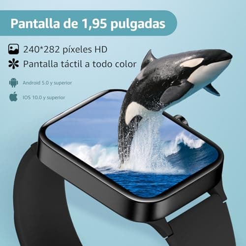 Thumbnail 1 de Montre connectée homme femme 1,95"