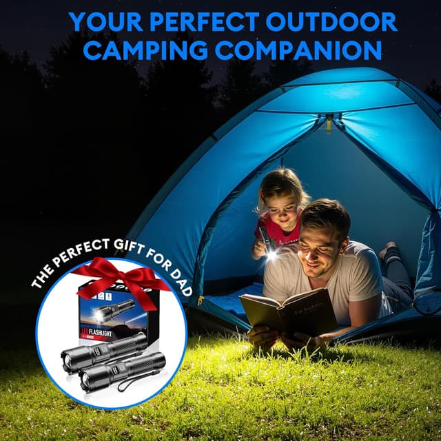 Thumbnail 6 de GEARLITE Taschenlampe LED Zoom IP65 2 Stück