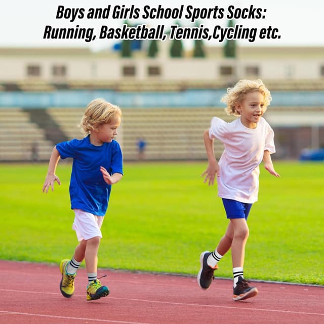 Thumbnail 5 de GENTABY Kids Sports Socks 6 Pairs