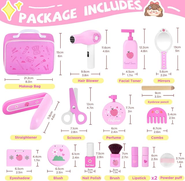 Thumbnail 6 de GAGAKU Wooden Makeup Set for Kids