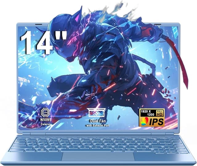 Detalle de HUQPPQ 14" Celeron N5095 8GB 256GB laptop