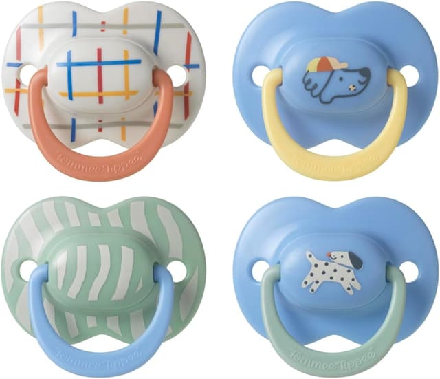 Detalle de Tommee Tippee Ultimate Fit Soother (6–18 Months) Orthodontic Dummy, 4 Pack – BPA-free silicone