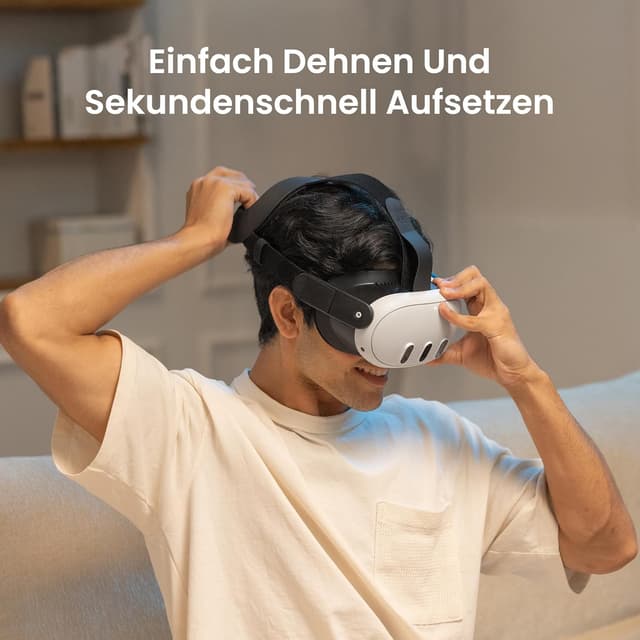 Thumbnail 6 de KIWI design K4 Flex Komfort-Kopfband für Meta Quest 3/3S (ohne Batterie) – verstellbar mit PU-Schaum