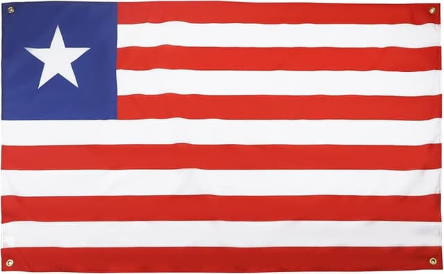 Imagen de AZ FLAG Bandera Liberia 150x90 cm para balcón o pared 🇱🇷 en OfertitasTOP