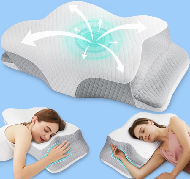 Detalle de Hydomi Cervical Memory Foam Adjustable Orthopaedic Pillow