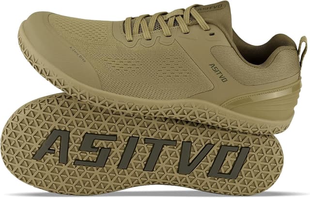 Thumbnail 6 de ASITVO Wide Barefoot Shoes for Men — Zero Drop Minimalist Gym Cross Trainers with Knit Upper