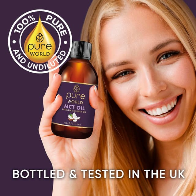 Thumbnail 4 de Pure World Natural MCT Coconut Oil 250ml 🫒
