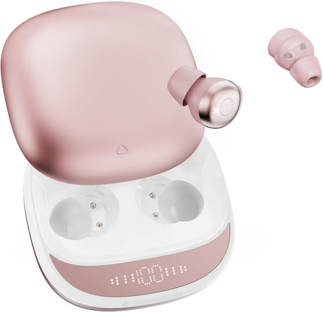 Detalle de ZOVIMAX Cuffie Bluetooth per dormire sul fianco con modalità sonno doppia, 40 ore, IPX7 e display LED