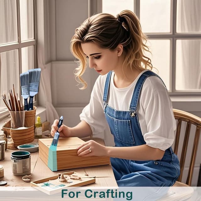 Thumbnail 6 de Decomarte Paint Brush Set for Cabinets 5-pack 🖌