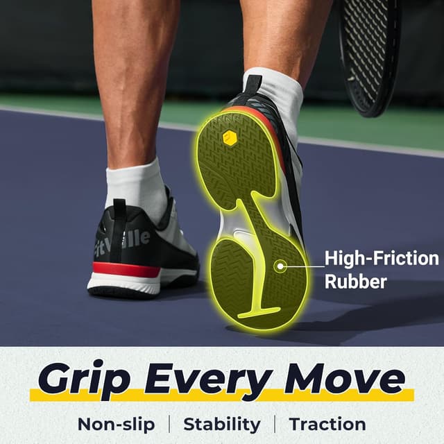 Thumbnail 4 de FitVille Wide Tennis Shoes for Men 🏸