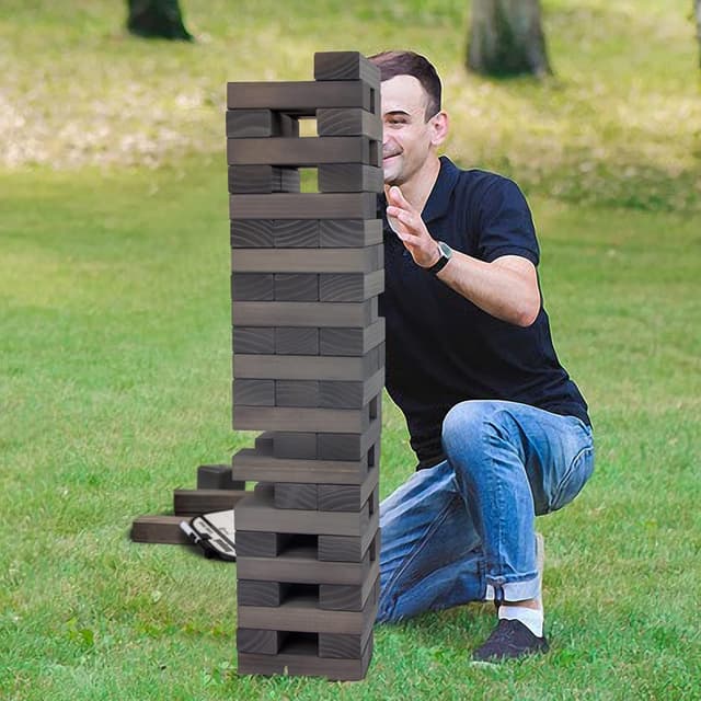 Thumbnail 5 de Juegoal 54-Piece Giant Tumble Tower 54 Pieces