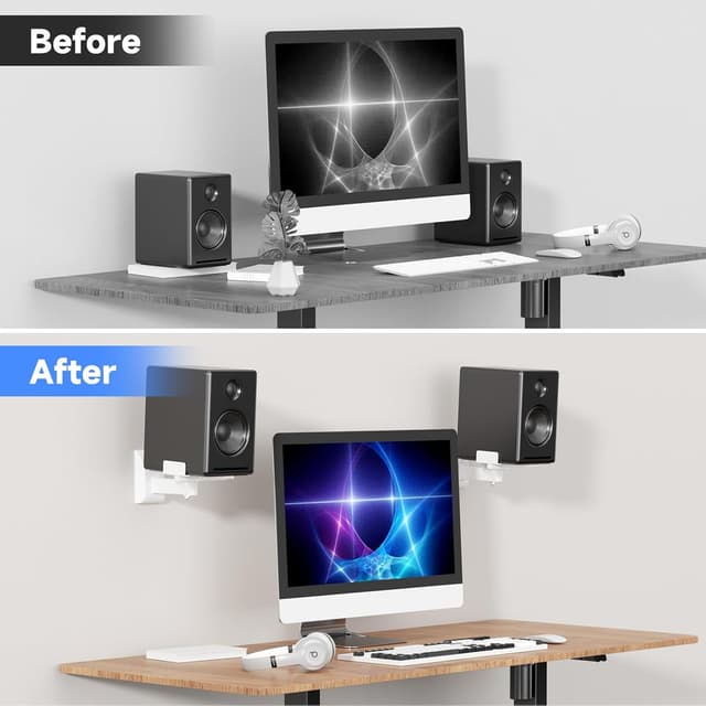 Thumbnail 5 de suptek SPM201W Wandhalterung Weiß 2er Pack