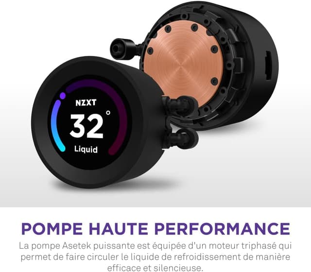 Detalle de NZXT Kraken Elite 240 RGB AIO 240 mm