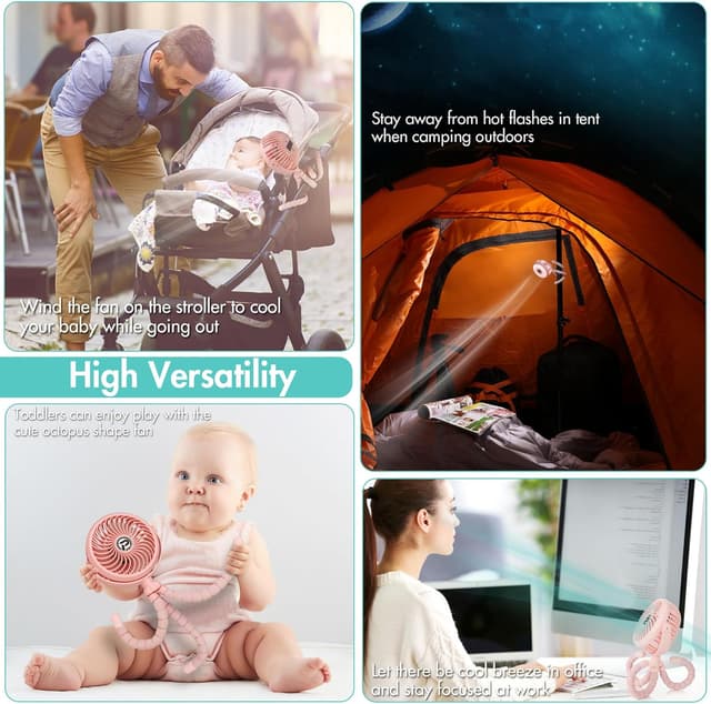 Thumbnail 1 de Winique Mini Ventilador USB de 3 Velocidades y Batería 2600mAh 🌬️