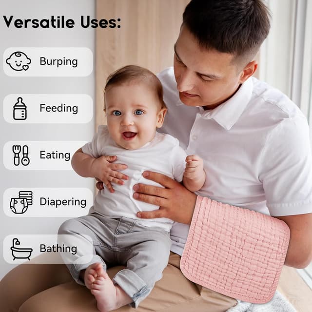 Thumbnail 4 de Unnivoll Muslin Cloths 50x25cm 6 Pack