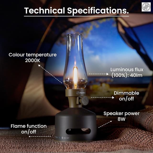 Thumbnail 6 de KOOKOO MoriMori Design-Leuchte mit Lautsprecher