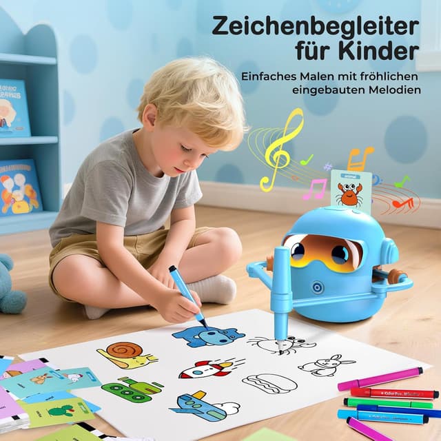 Detalle de Malroboter für Kinder Zeichenroboter ab 3 Jahren