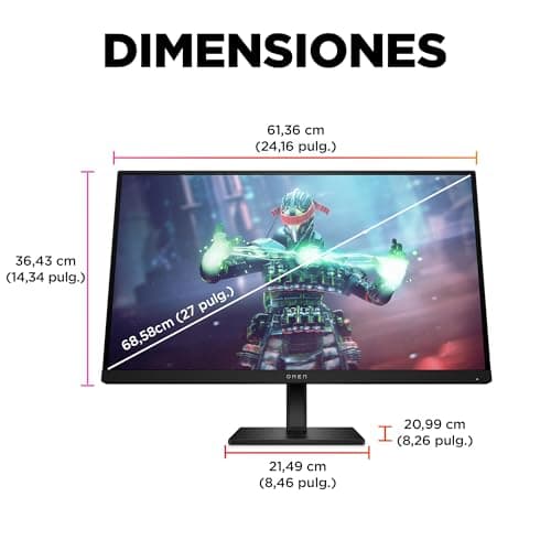 Thumbnail 6 de HP OMEN 27k Monitor gaming 27" 4K 144 Hz