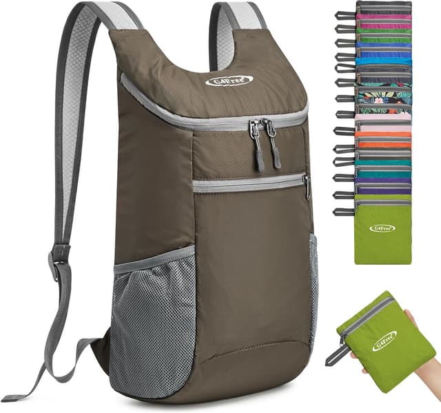 Detalle de G4Free 11L Ultra Lightweight Backpack (Small Foldable Rucksack) – unisex daypack for hikes, cycling and everyday trips