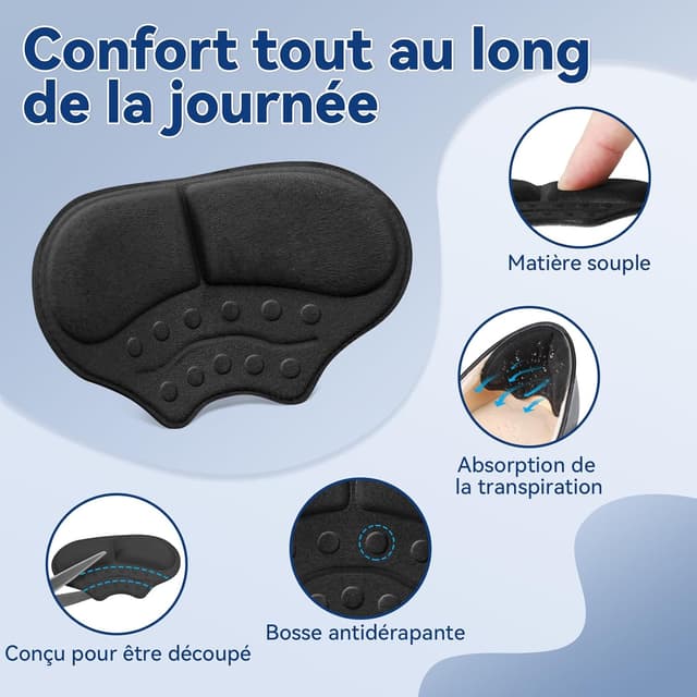 Thumbnail 1 de AnjoCare Coussinets de Talon 3 paires